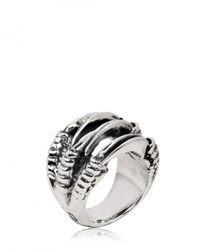 KD2024 | Metallic Silver Claw Ring for Men | Lyst