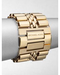 Michael Kors | Metallic Tube Link Bracelet | Lyst