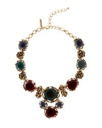 Oscar de la Renta | Multicolor Geode Necklace | Lyst