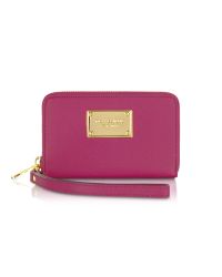 Michael Kors | Pink Michael Multi Function Iphone Case Zip Wallet | Lyst