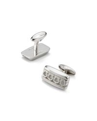 Ferragamo | Silver Gem Mito Fantasy Cufflinks for Men | Lyst