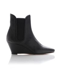 Loeffler Randall Black Allie Wedge Bootie