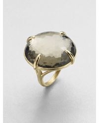 Ippolita | Gray 18k Gold Pyrite Doublet Cocktail Ring | Lyst