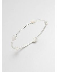 Ippolita | Metallic Mother-Of-Pearl Sterling Silver Bangle Bracelet | Lyst