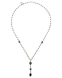 Jade Jagger | Metallic Spinel Rosary Skull Necklace | Lyst