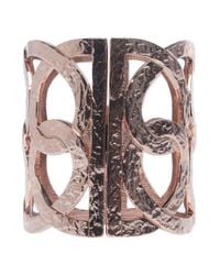 Oscar de la Renta | Pink Rose Gold Loop Cuff | Lyst
