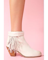 bone white booties