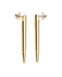 Eddie Borgo | Metallic Long Spike Stud Earrings | Lyst