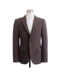 J.Crew | Black Harris Tweed Wool Herringbone Sportcoat in Ludlow Fit for Men | Lyst
