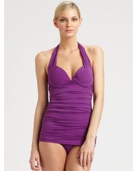 Natori | Purple One-piece Push-up Swimsuit | Lyst