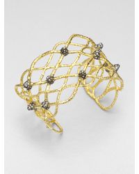 Alexis Bittar | Metallic Woven Cuff Bracelet | Lyst