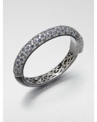 M.c.l Matthew Campbell Laurenza | Metallic Blue Sapphire White Topaz Blue Topaz Sterling Silver Bracelet | Lyst