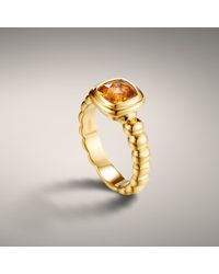John Hardy | Metallic Square Station Slim Band Ring | Lyst