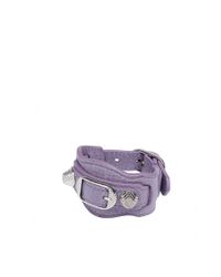 Balenciaga | Purple Glycine Giant Silver Bracelet | Lyst