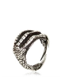Ann Demeulemeester | Metallic Pigeon Claw Silver Ring for Men | Lyst