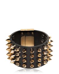 DSquared² | Black 4cm Studded Leather Killer Bracelet for Men | Lyst