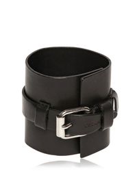 DSquared² | Black 8cm Leather Buckle Bracelet for Men | Lyst