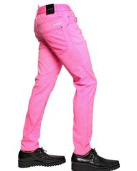 neon pink pants men