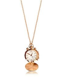John Galliano | Metallic Rose Gold Onion Watch | Lyst