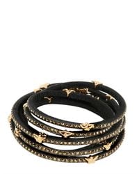 Tomasz Donocik | Black Swarovski 7 Wrap Around Stars Bracelet | Lyst
