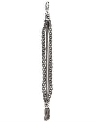Emanuele Bicocchi | Metallic Woven Silver Multiple Chain Bracelet for Men | Lyst