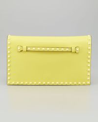 valentino yellow clutch