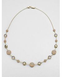 Ippolita | Metallic 18k Gold Semiprecious Multistone Station Necklace | Lyst