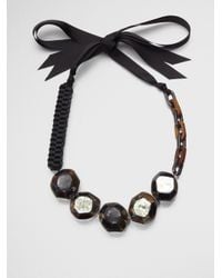 Weekend by Maxmara | Black Beaded Necklace | Lyst