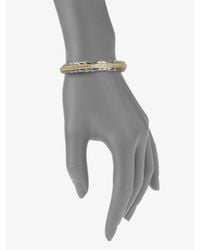 Elizabeth and James | Metallic Bangle Bracelet | Lyst