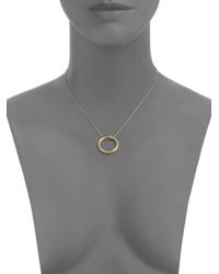 Sydney Evan | Metallic Diamond Eternity Circle Necklace | Lyst