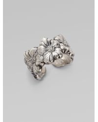 Buccellati | Metallic Blossom Sterling Silver Band Ring | Lyst