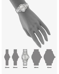 Fendi | Metallic Round Stainless Steel Date-function Watch | Lyst