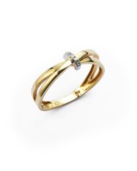 KC Designs | Metallic Diamond Crisscross Ring | Lyst