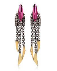 Iosselliani | Pink Tribal Deco Earrings | Lyst