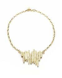 Kara Ross | Metallic Stick Pendant Necklace | Lyst
