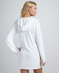 white terry coverup