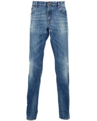 Dolce & Gabbana | Blue Stone Washed Jeans for Men | Lyst