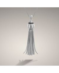 John Hardy | Metallic Tassel Pendant On Chain Necklace | Lyst
