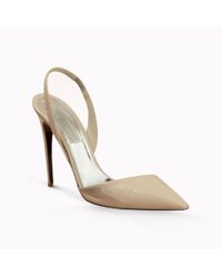 Stella McCartney | Natural Slingbacks | Lyst