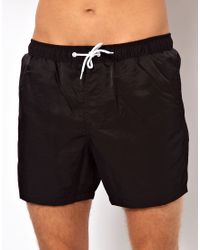 Levi's Swim Shorts in Black for Men | Lyst
