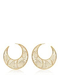 Lara Bohinc | Yellow Tatjana Hoop Earrings | Lyst