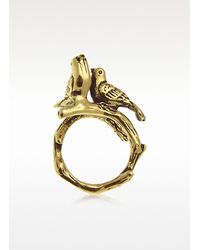 Alcozer & J | Metallic Robin Brass Ring | Lyst