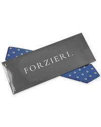 FORZIERI - Black Gold Line - Florentine Fleurs-de-lis Woven Silk Tie for Men - Lyst