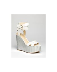 enzo angiolini white sandals