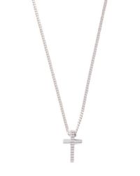 Dior Homme | Metallic Cross Pendant Necklace for Men | Lyst