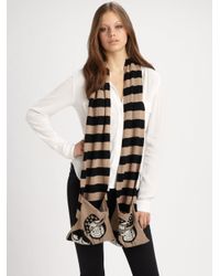 Marc By Marc Jacobs | Brown Balloon Miss Marc Scarf | Lyst