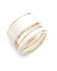 Ben-Amun | White Resin Bangle Set | Lyst