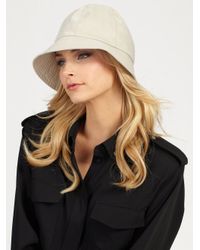 Burberry | Natural Gabrielle Gaberdine Rainhat | Lyst