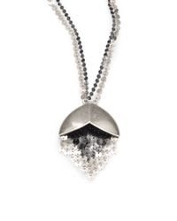 Giles & Brother | Metallic Taki Geometric Pendant Necklace | Lyst