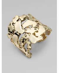 Kara Ross | Metallic Nugget Cuff Bracelet | Lyst